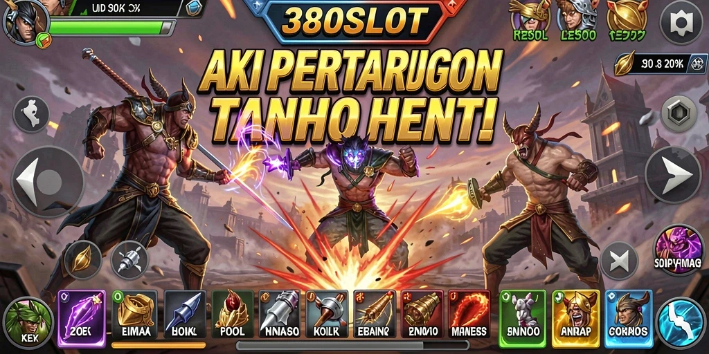 Gameplay mendebarkan dalam pertarungan 380SLOT.