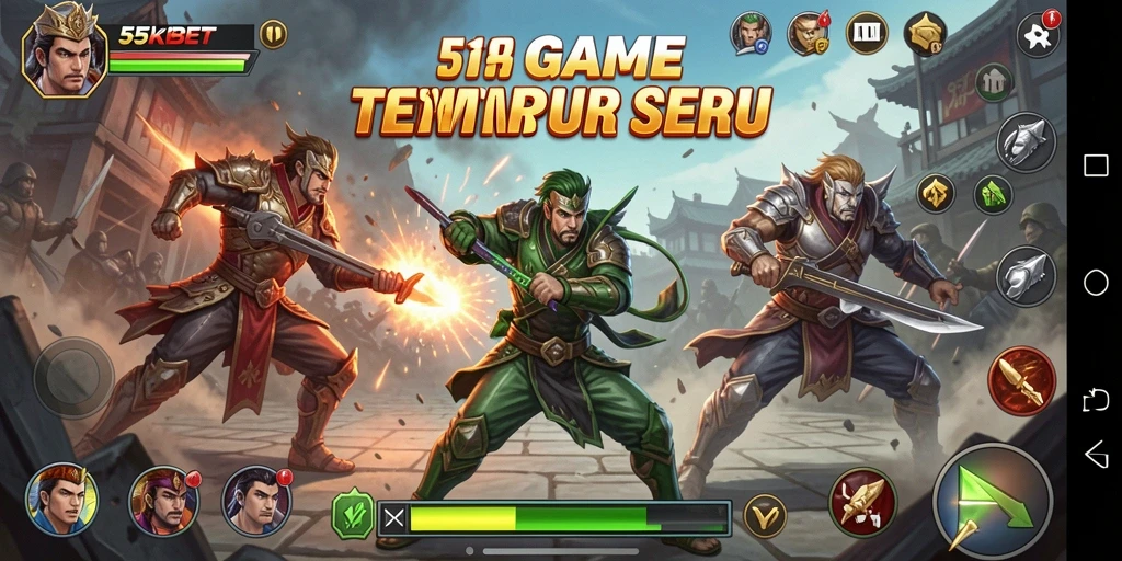 Tampilan gameplay seru dari 55KBET dengan aksi memukau di setiap sudut.