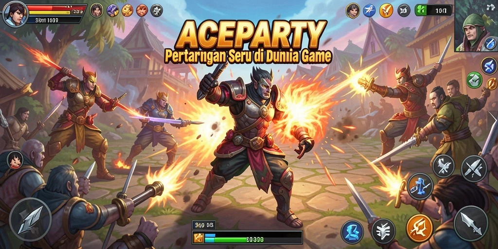 Tampilkan gameplay seru dalam pertarungan di ACEPARTY.