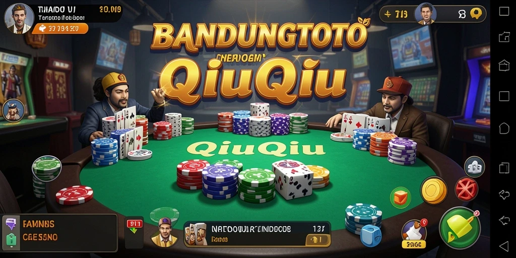 Tampilan gameplay seru dari <strong>BANDUNGTOTO</strong> saat bermain kartu QiuQiu.