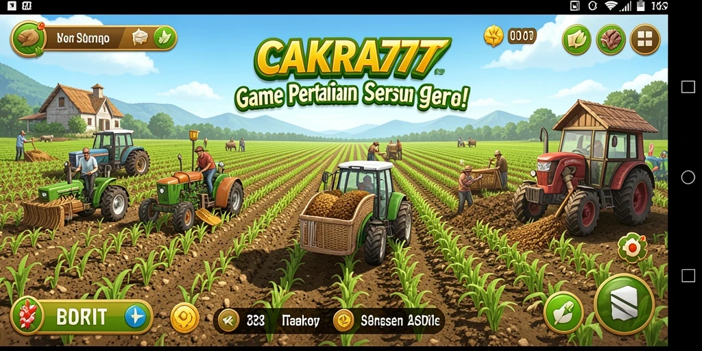 Tampilkan gameplay seru di CAKRA777 dengan pertanian yang indah.