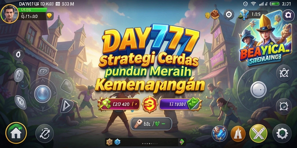 Tangkapan layar DAY777 menampilkan momen strategis dalam pertempuran.