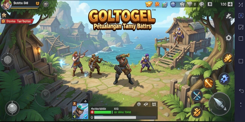 Tampilan gameplay mendebarkan dalam dunia terbuka GOLTOGEL.