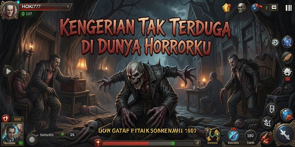 Screenshot HOKI777 menampilkan momen menegangkan dalam gameplay Horror.