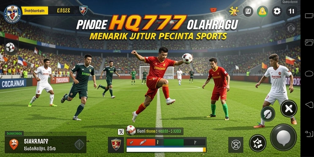 Tampilan gameplay yang seru dan dinamis di HQ777.