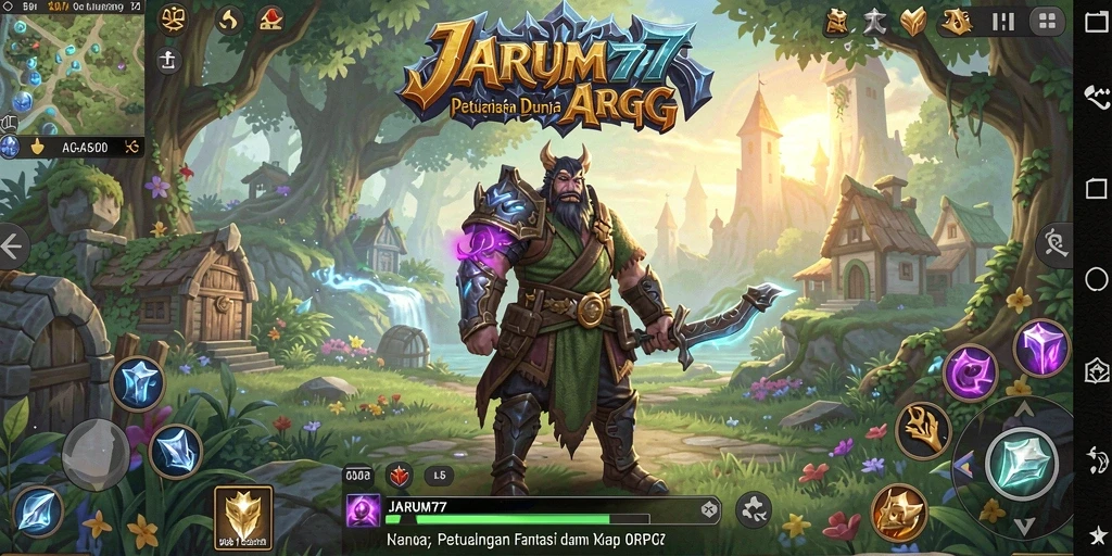 Gameplay seru di dunia fantasi ARPG JARUM77.