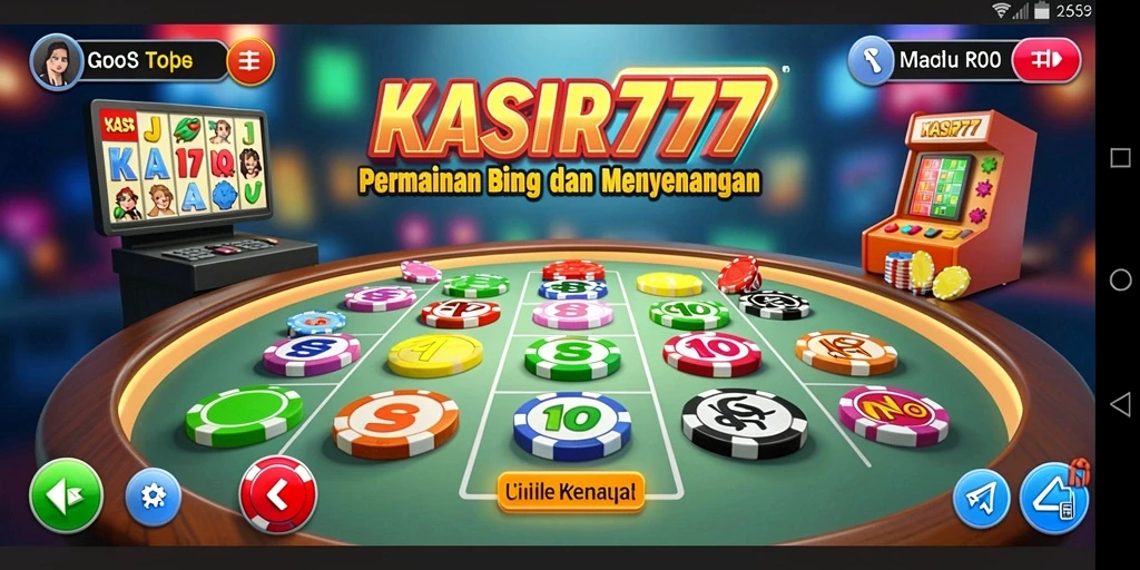 Screenshot gameplay KASIR777 menampilkan suasana seru permainan Bingo.