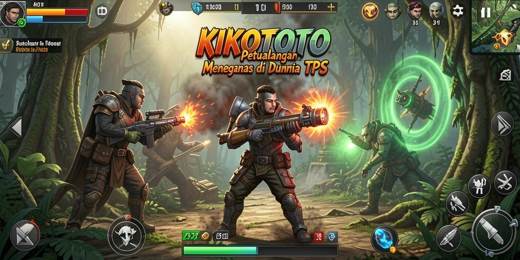 Tampilan gameplay KIKOTOTO yang menegangkan dan penuh aksi.