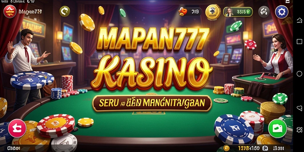 Tampilan gameplay Casino seru di MAPAN777 yang memukau.