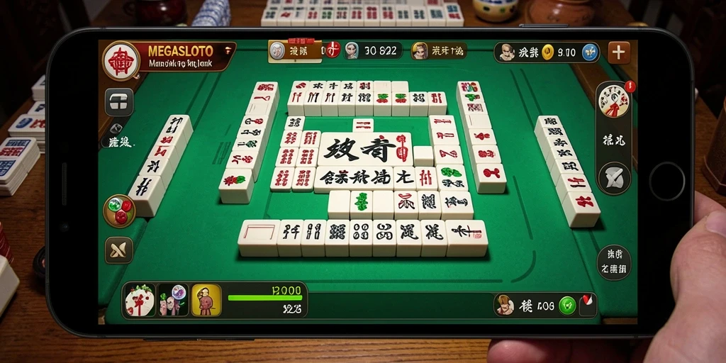Tampilan antarmuka MEGASLOTO dengan gameplay Mahjong yang menarik.