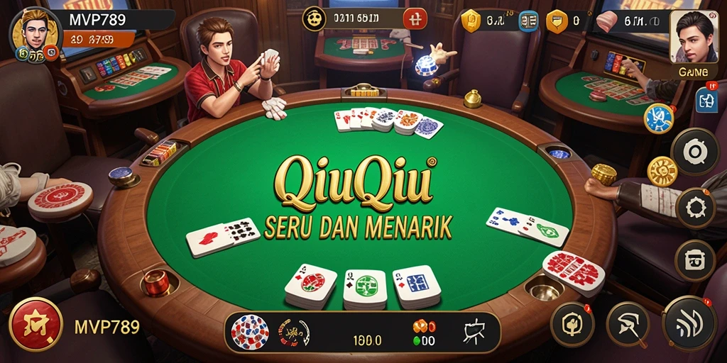 Tampilan gameplay QiuQiu di MVP789 yang seru dan menantang.