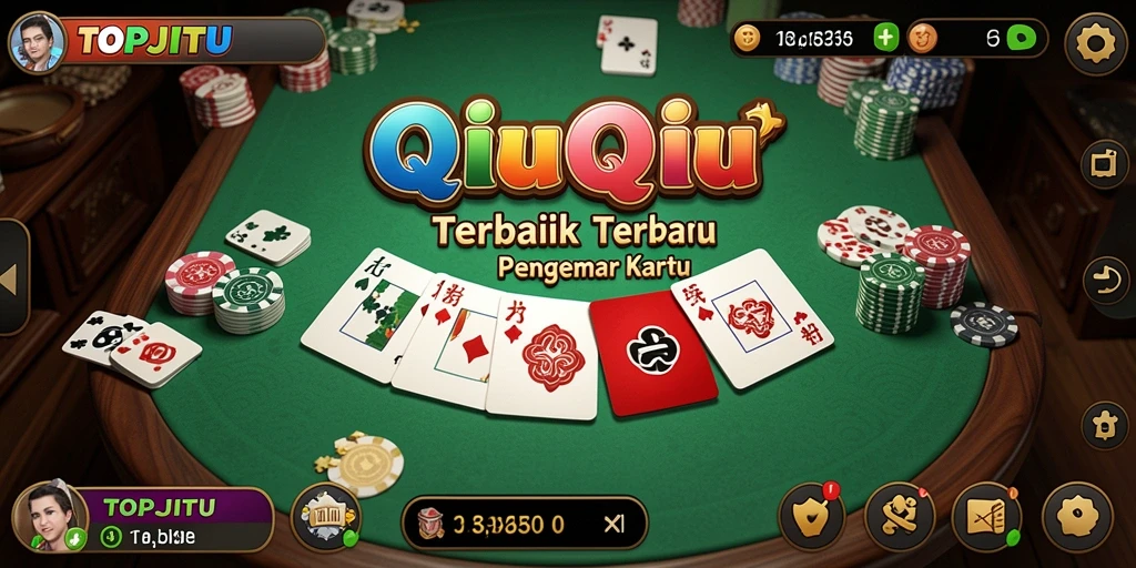 Tampilan gameplay menarik dari game QiuQiu TOPJITU.