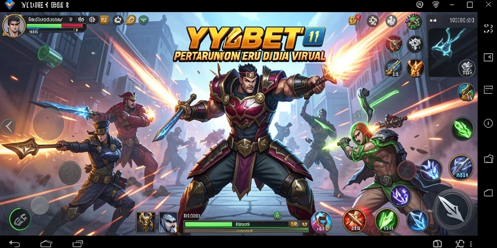Tampilan gameplay YYBET yang menegangkan dan penuh aksi.